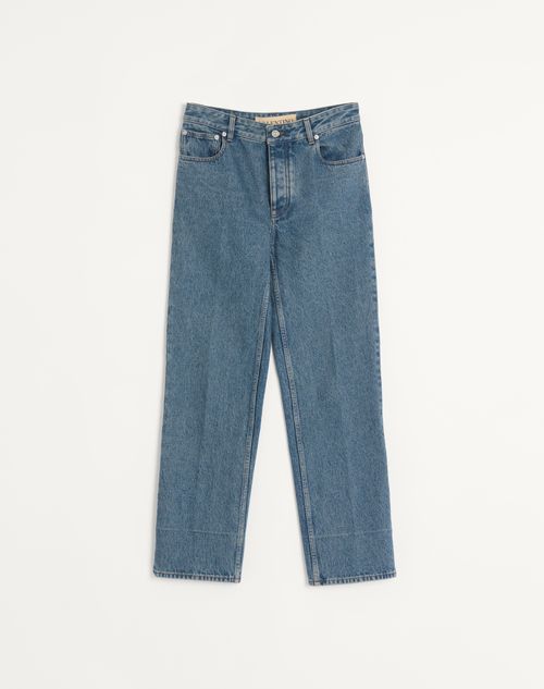 Valentino - Denim Pants - Blue - Man - Denim